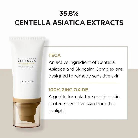 Centella SKIN1004 Madagascar Air-Fit Sunscreen Light SPF30 Korean